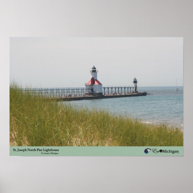 St. Joseph Lighthouse - Michigan Poster (Framsidan)