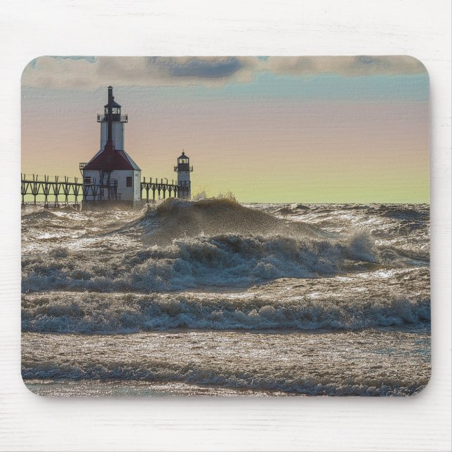 St Joseph Lighthouse Painterly Musmatta (Framsidan)