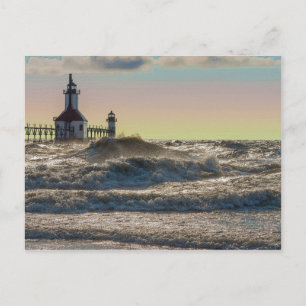 St Joseph Lighthouse Painterly Vykort