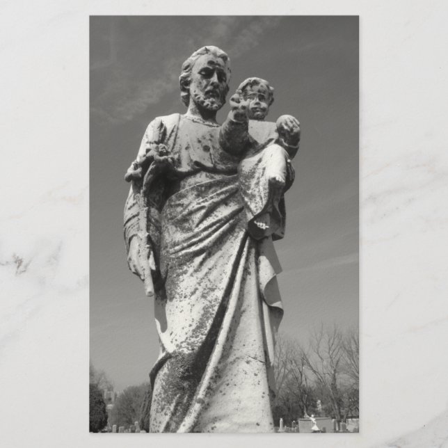 St Joseph med det stationära barnet Brevpapper (Framsida)