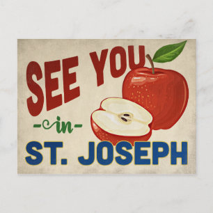 St. Joseph Missouri Apple - Vintage resor Vykort