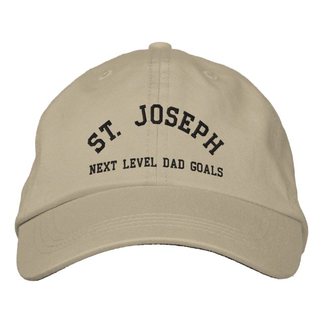St. Joseph Next Level Pappa Goals Broderad Keps (Framsida)