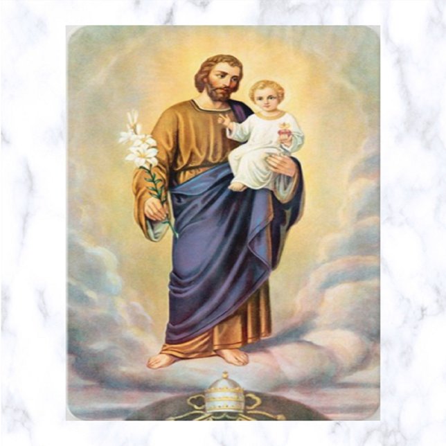 St Joseph Novena Prayer Card Visitkort (Skapare uppladdad)