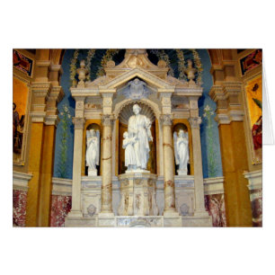 St Joseph och barnJesus staty Hälsningskort