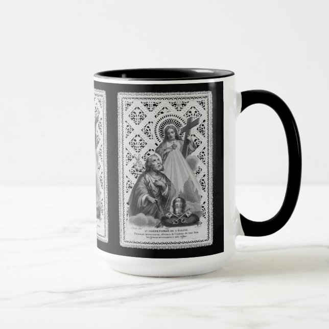 St. Joseph, Papal Symbols och SHJ (LT 02) Mugg (Höger)