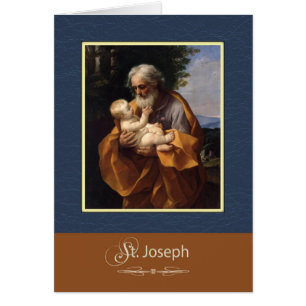 St. Joseph Pray för oss Hälsningskort