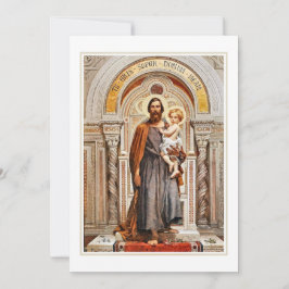 St. Joseph Protector Prayer katolsk Religiösa