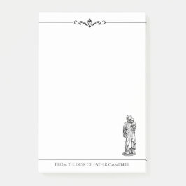 St Joseph religiöst katolskt barn Jesus Post-it Block