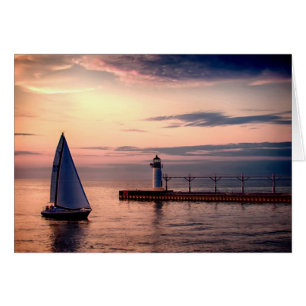 St. Joseph Sailboat Hälsningskort