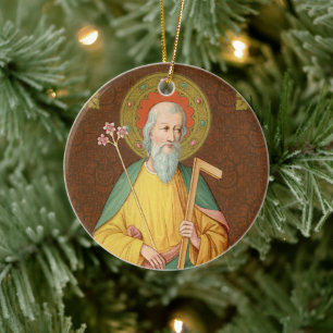 St. Joseph (SAU 35) Circular Julgransprydnad Keramik