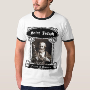 St Joseph skräck av demoner T-shirt