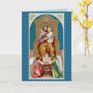 St. Joseph, Småbarn CC, Änglar med Vatikanmodell Kort