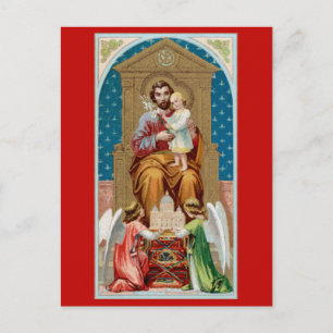 St. Joseph, Småbarn CC, Änglar med Vatikanmodell Vykort