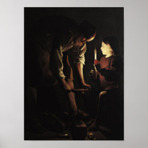 St Joseph snickaren, c.1640 Poster