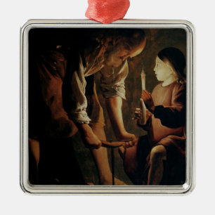 St Joseph snickaren Julgransprydnad Metall