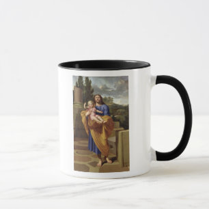 St Joseph som bär den begynna Jesus, 1665 Mugg