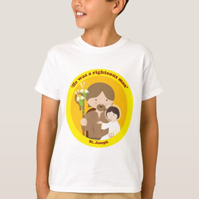 St Joseph T Shirt (Framsida)