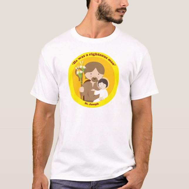 St Joseph T Shirt (Framsida)