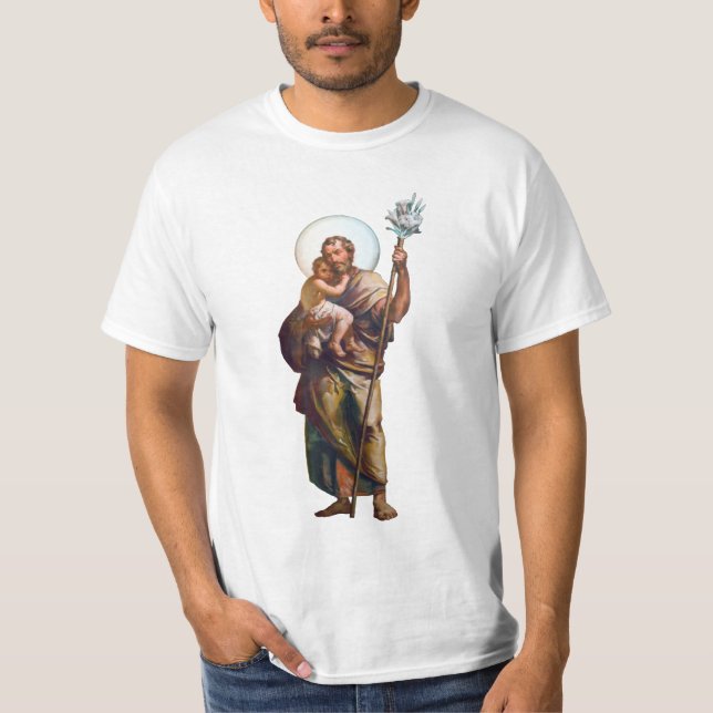 St Joseph T-tröja T-shirt (Framsida)