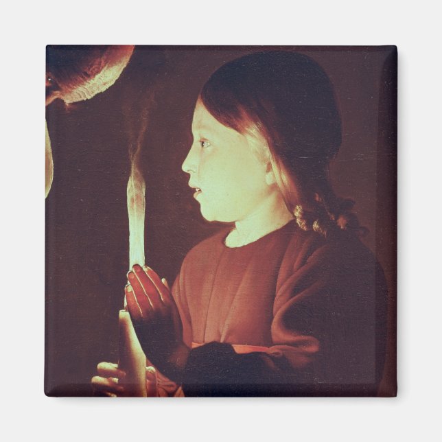 St Joseph the Carpenter, detaljer om spädbarn Magnet (Framsidan)