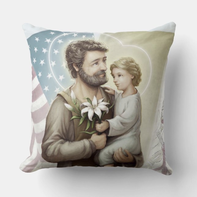 St. Joseph the Protector Kudde (Framsida)