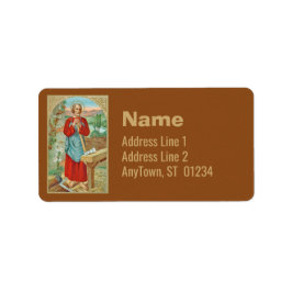 St. Joseph the Worker (BK 31) Adressetikett