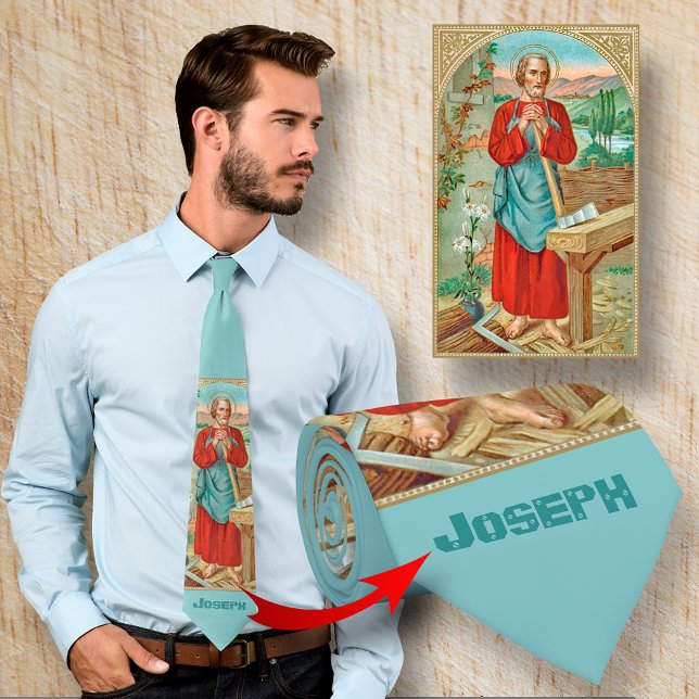 St. Joseph the Worker (BK 31) Neck Tie 1 Slips (Skapare uppladdad)