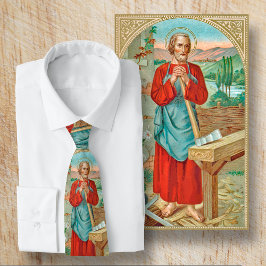 St. Joseph the Worker (BK 31) Neck Tie 2 Slips