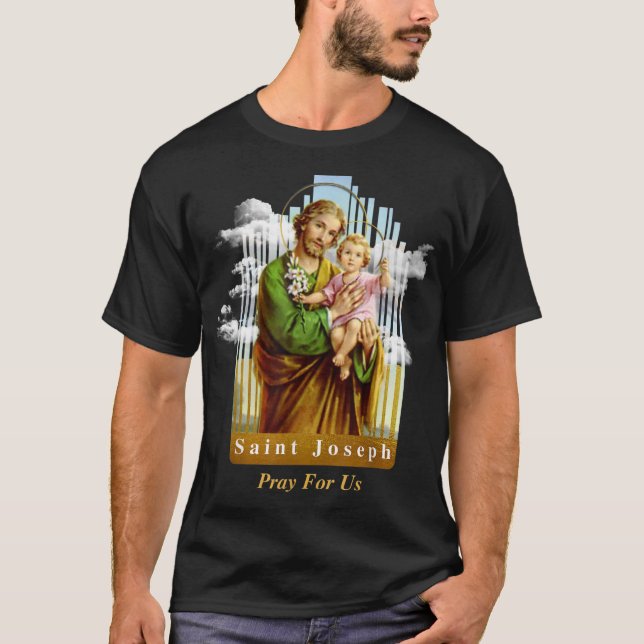 St. Joseph With Infan T Shirt (Framsida)