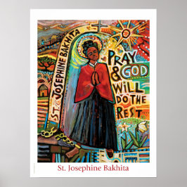 St Josephine Bakhita katolska Classroom poster