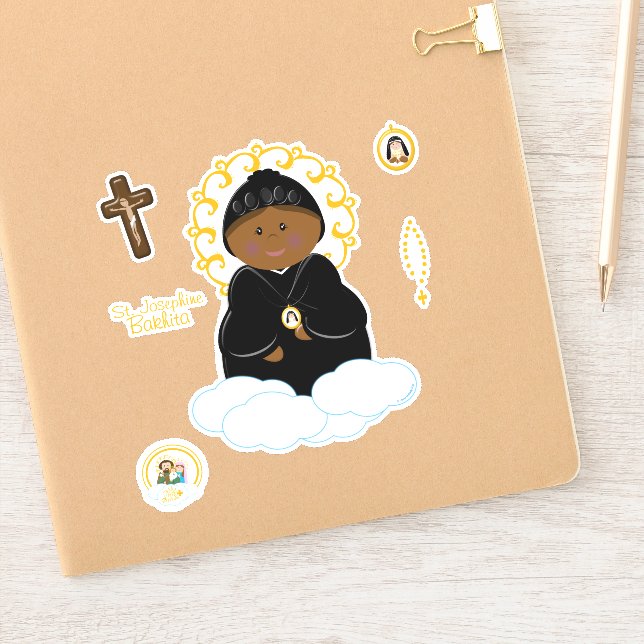 St. Josephine Bakhita Klistermärken (Anteckningsbok)