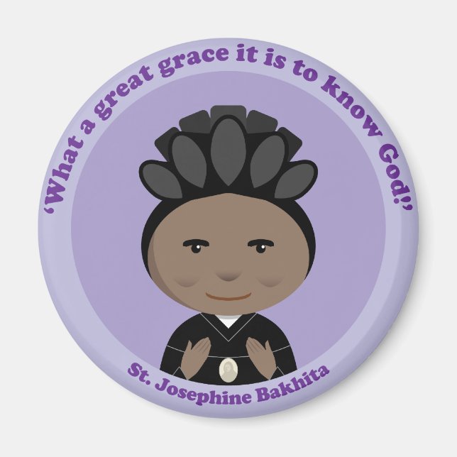 St. Josephine Bakhita Magnet (Framsidan)