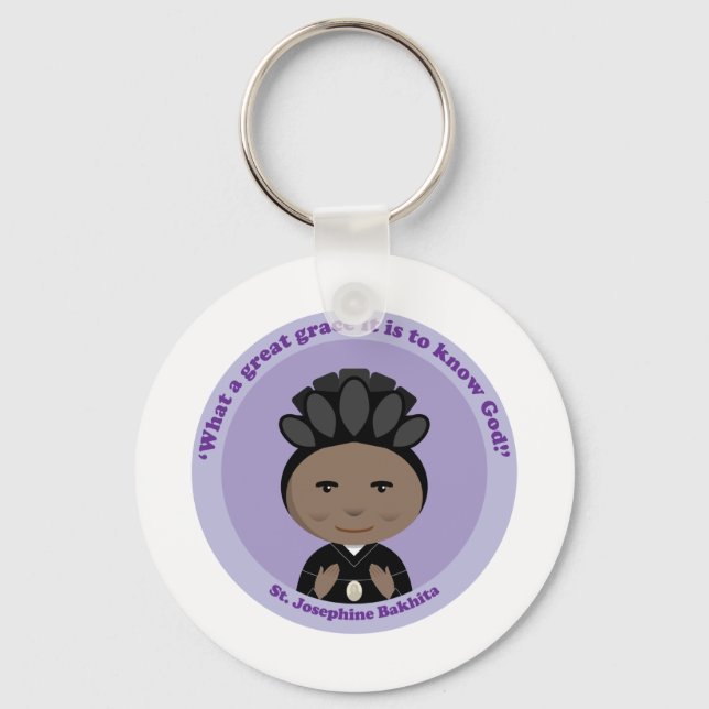 St. Josephine Bakhita Nyckelring (Framsida)