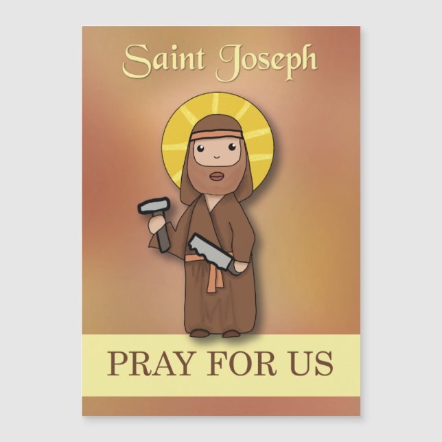 St. Josephs festdag Be för oss Enkel katolsk (Framsida)