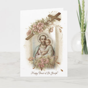 St. Josephs högtid för Jesusbarnet Kort