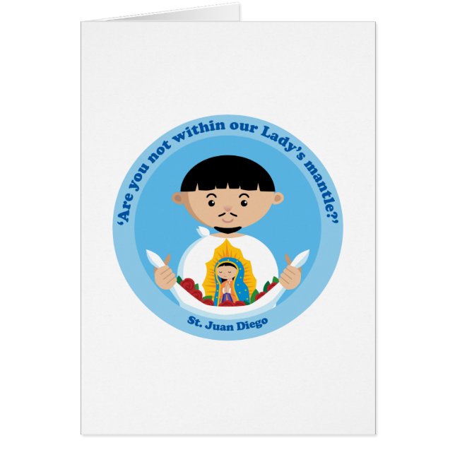 St. Juan Diego Hälsningskort (Framsidan)