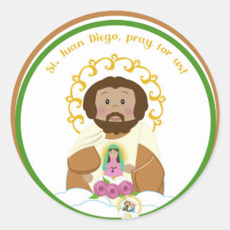 St. Juan Diego Runt Klistermärke