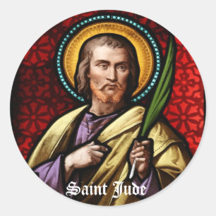 St Jude 4 Runt Klistermärke