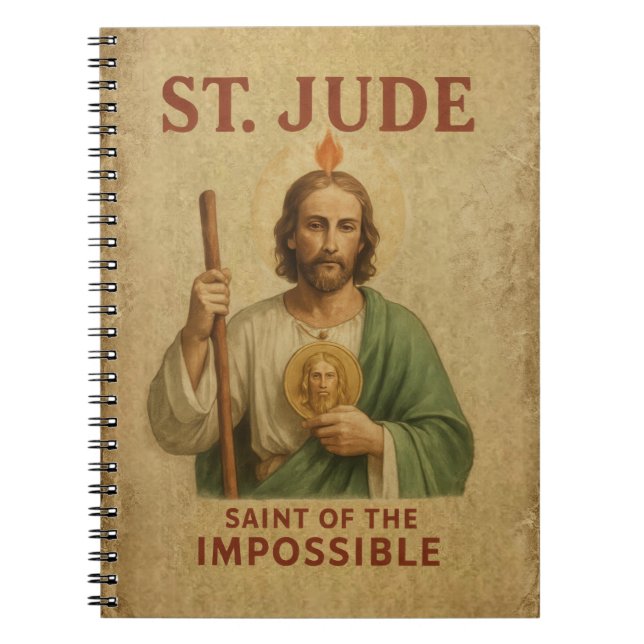 St Jude katolsk tro andaktsdagbok  Anteckningsbok (Framsidan)