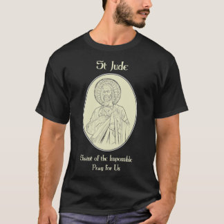 St Jude Pray for Us Catholic Christian Saint Praye T Shirt