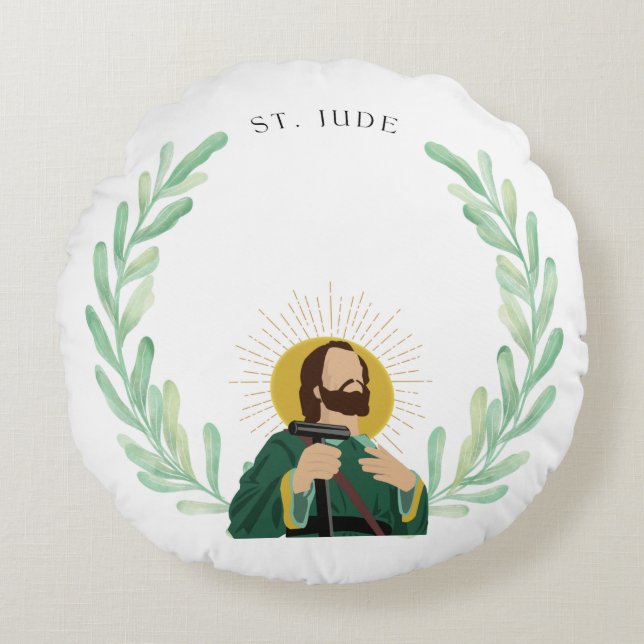 St. Jude Round Pillow Rund Kudde (Framsidan)