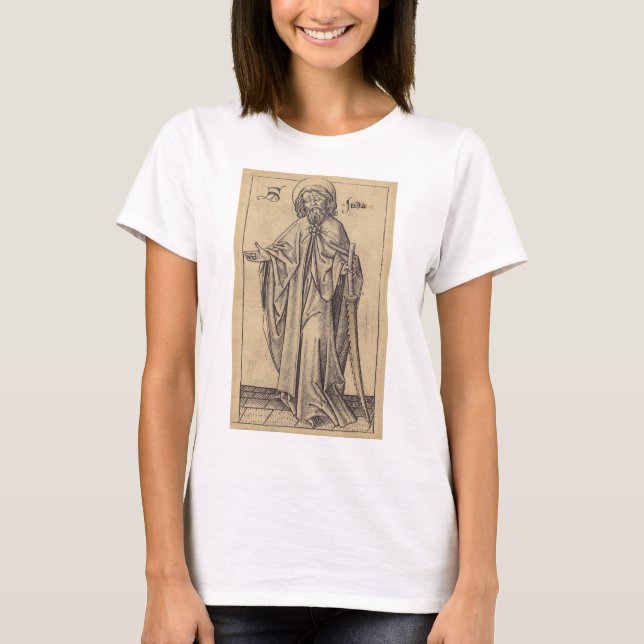 st Jude Thaddaeus Apostle och Jesus bror T Shirt (Framsida)