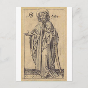 st Jude Thaddaeus Apostle och Jesus bror Vykort