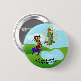 St. Jude Thaddeus och Intrepid Female Golfer Knapp