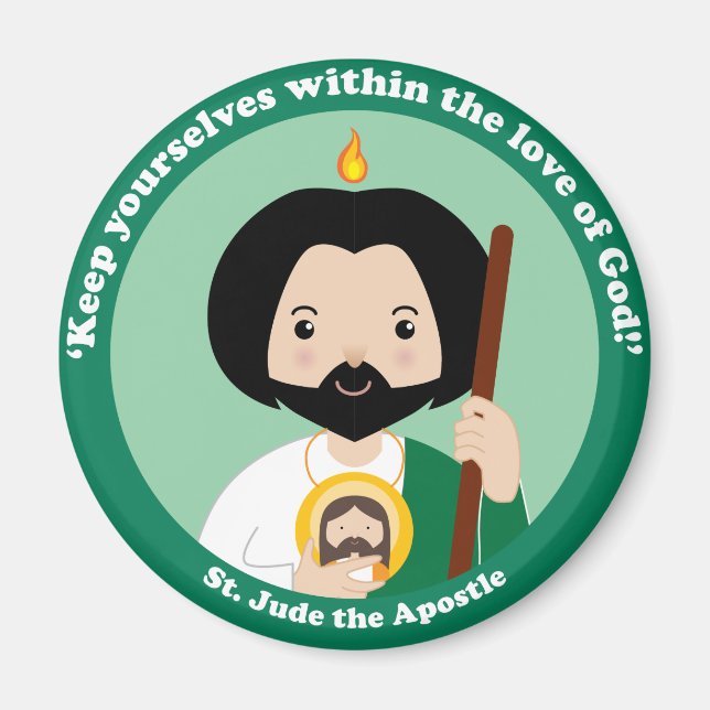 St. Jude the Apostle Magnet (Framsidan)