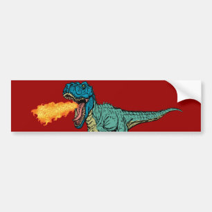 St Judeasaurus Rex vid den Steve mjölnaren Bildekal