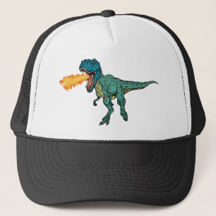 St Judeasaurus Rex vid den Steve mjölnaren Truckerkeps