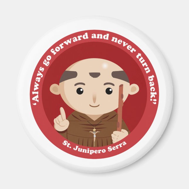 St. Junipero Serra Magnet (Framsidan)