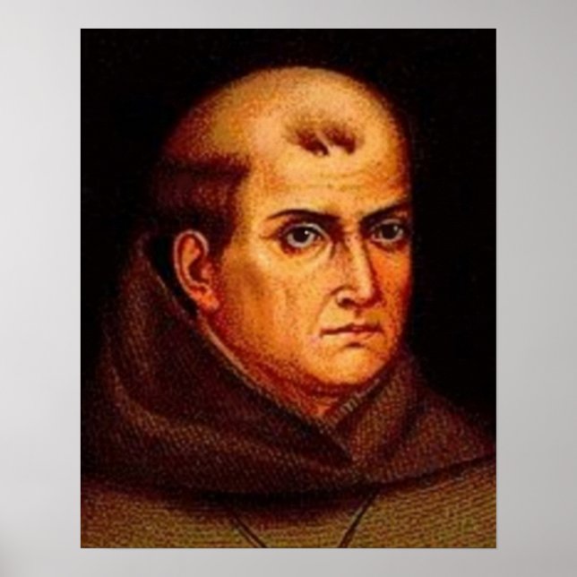 St Junipero Serra O.F.M. Catholic Saint - Catolico Poster (Framsidan)