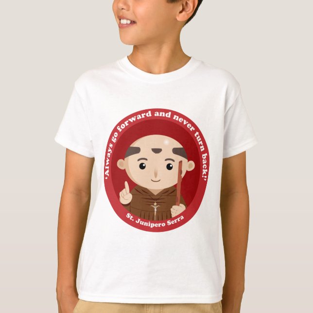 St. Junipero Serra T-shirt (Framsida)